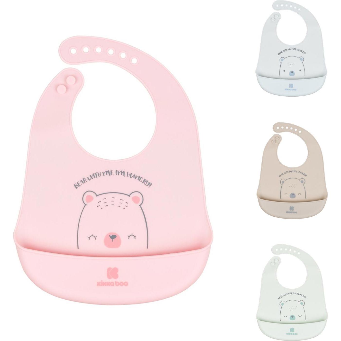 Kikkaboo, Lätzchen, Babylatz Bear with me Slikon (3.96 Monate)