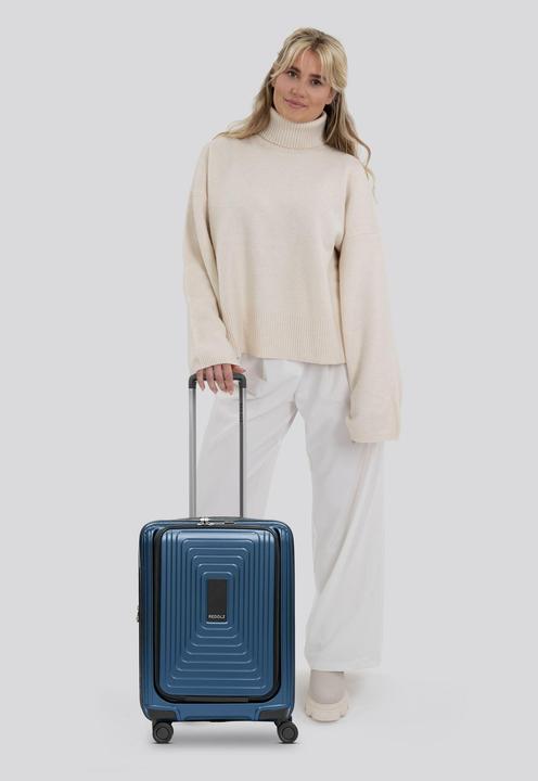 Actual product image Redolz Essentials 14 4-wheel cabin trolley S 55 cm laptop compartment with stretch fold (45 l, Hand luggage (up to 50 litres))