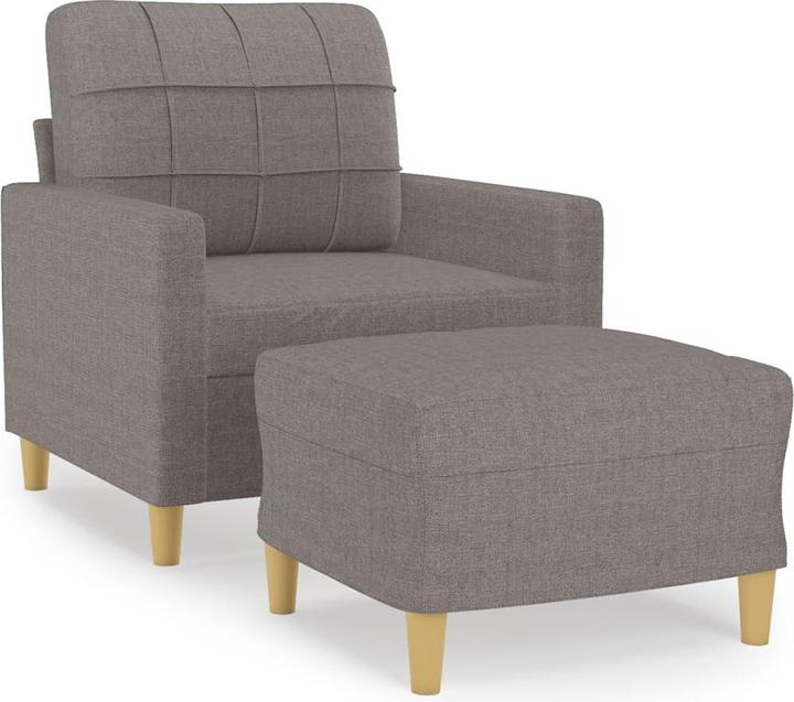 Produktbild vidaXL Sessel mit Hocker