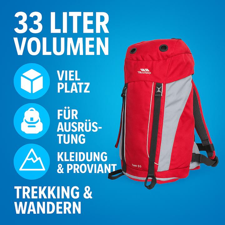 Image du produit Trespass TREK 33 - Sac à dos de randonnée (33 l)