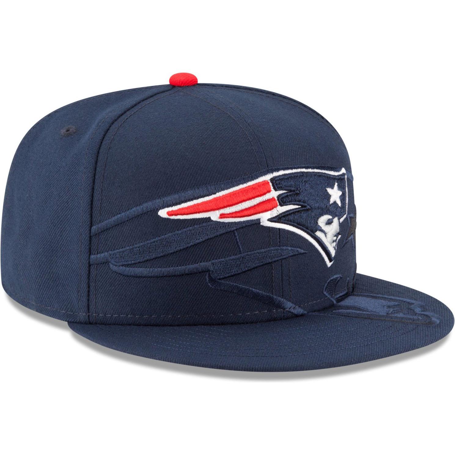 New Era, Herren, Cap, 59Fifty Cap - SPILL New England Patriots - 7, Blau, (7)