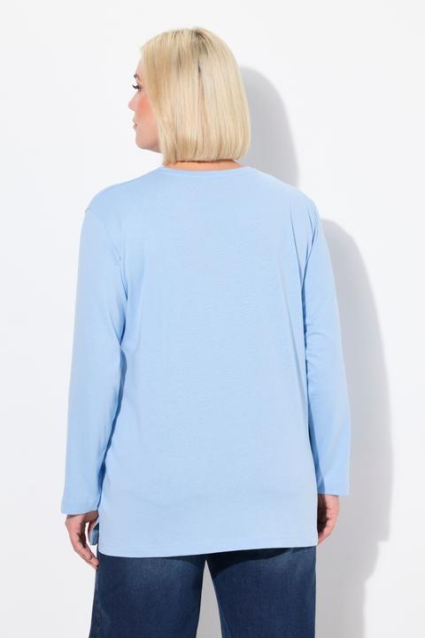 Immagine prodotto Ulla Popken Maglia dalle linee morbide con scollo a V e maniche lunghe (62)