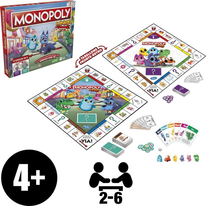 Immagine prodotto Monopoly Junior (Italiano)