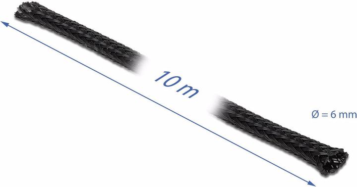 Produktbild Delock Geflechtskabelschlauch (Kabelschlauch, 1000 cm)