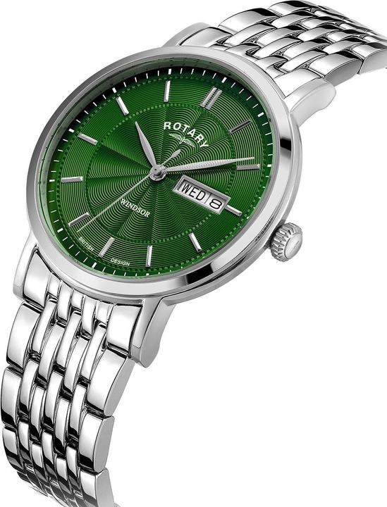 Actual product image Rotary GB05420/24 Windsor Men 37mm 5ATM (Analogue wristwatch, 37 mm)