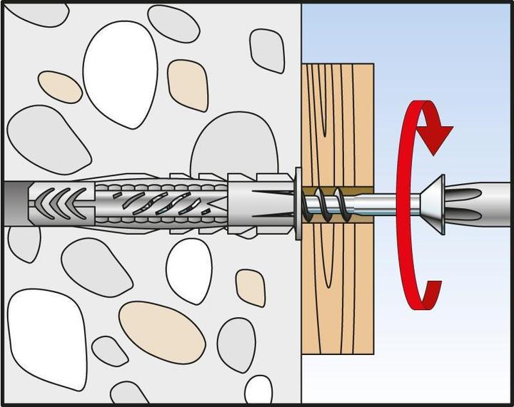 Produktbild Fischer Universaldübel UX 8x50 R K (10 Stk.)