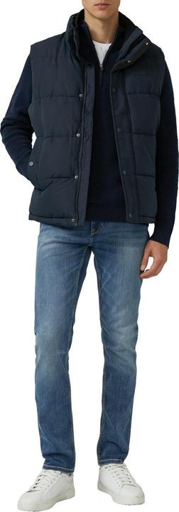 Actual product image s.Oliver Strickpullover Baumwoll-Pullover mit Struktur und Troyer-Kragen (XXL)