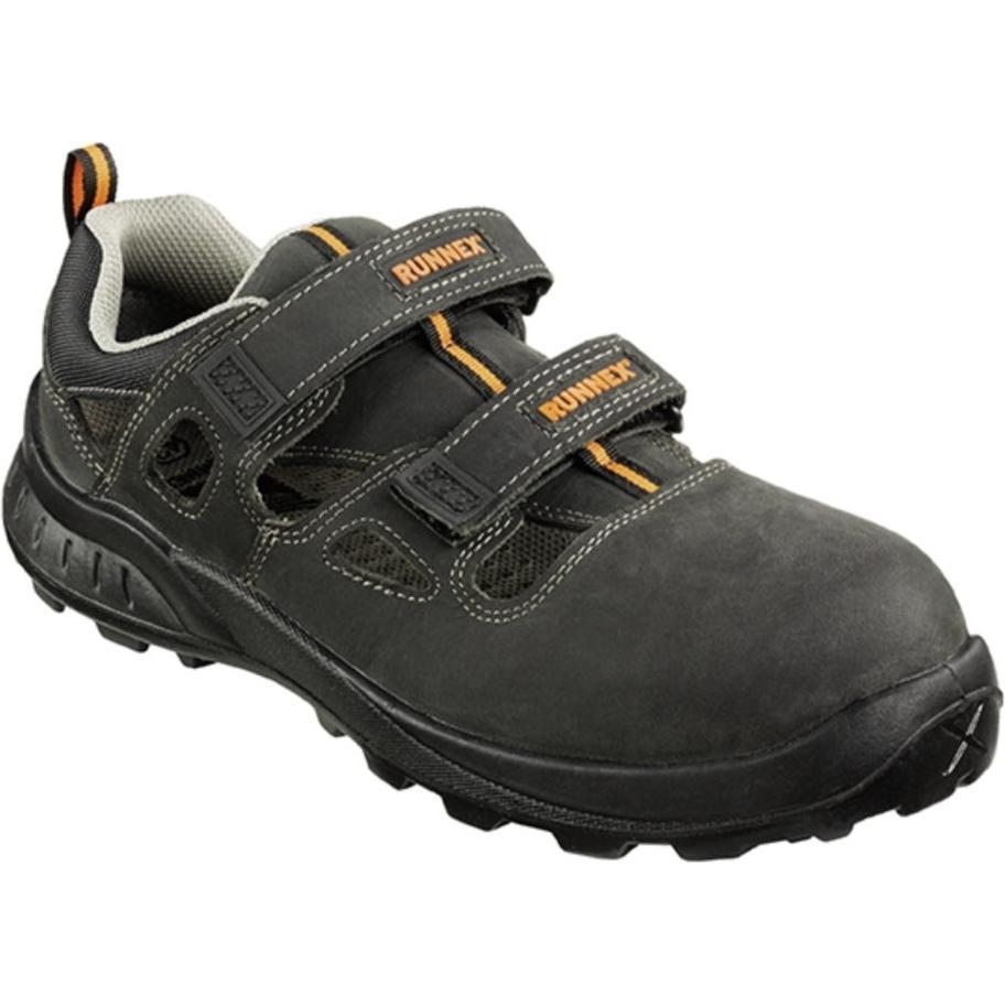 RuNNex 5100-45 Safety Sandal "TeamStar" S1 Size 45 Black