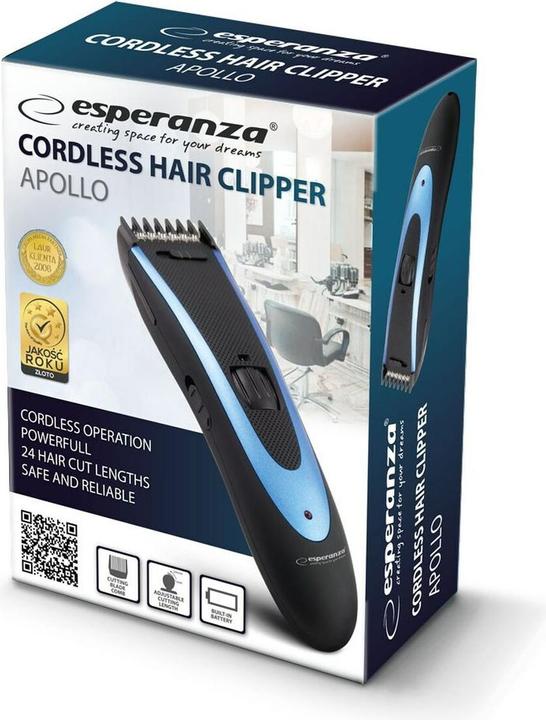 Immagine prodotto Esperanza Rasoio per taglio EBC004 Apollo (nero)