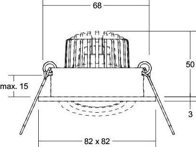 Produktbild Brumberg BRUM LED-Deckeneinbaustrahler (730 lm)