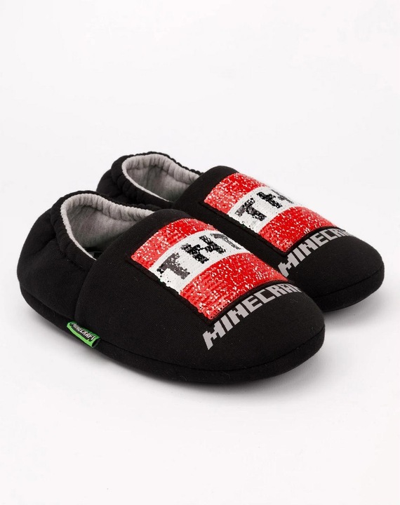 Actual product image Minecraft Boys Sequin Slippers (33)