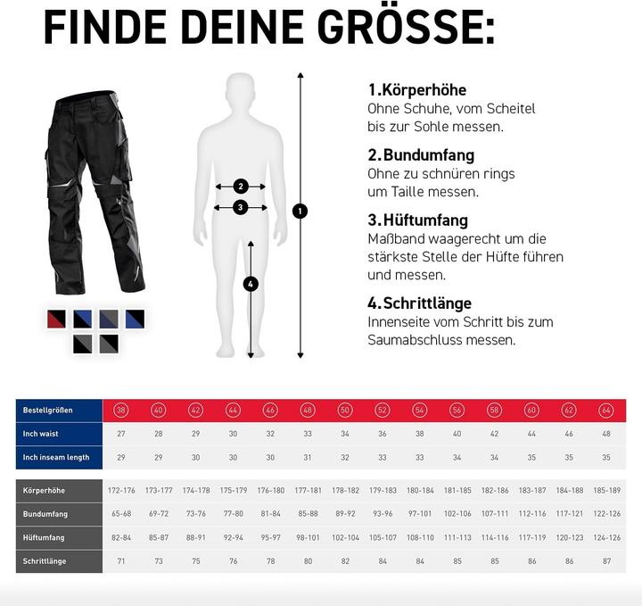 Actual product image Kübler Pulse 2324 Craftsman pants (54)