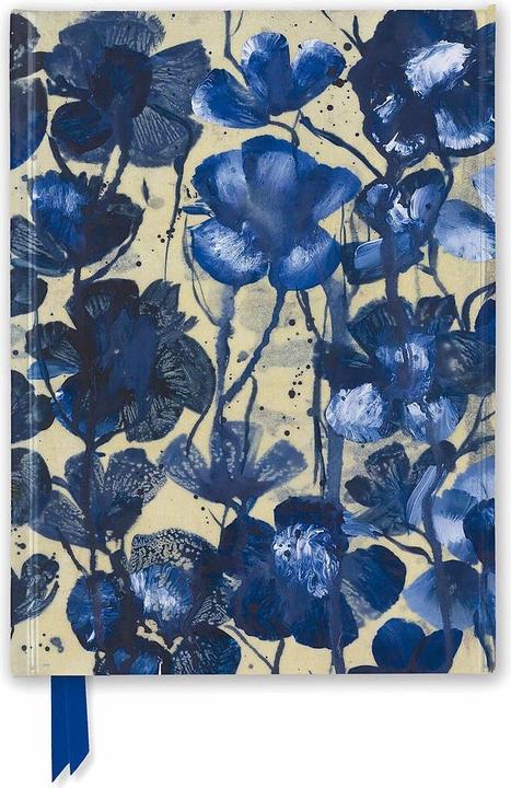 Image du produit Wan Mae Dodd : Blue Poppies (Foiled Journal) (A5, À rayures, Blanc, Couverture rigide)