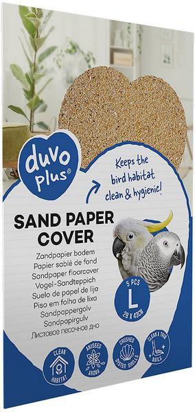 Immagine prodotto Duvo+ Carta sablé pour oiseau S, 8 pces, 21x35cm (Sabbia)