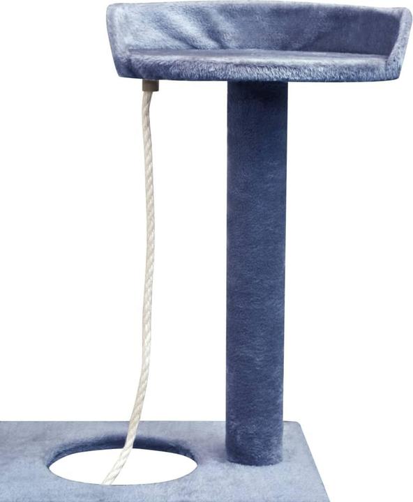 Actual product image vidaXL Katzenbaum (125 cm, Beige with black paw print)