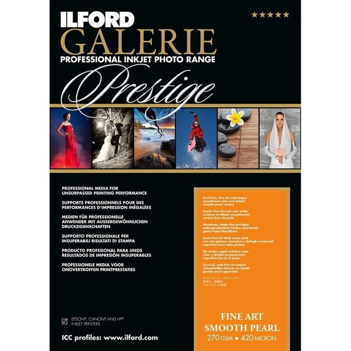 Produktbild Ilford GALERIE Prestige FineArt Smooth Pearl (270 g/m², A3+, 25 Stk.)