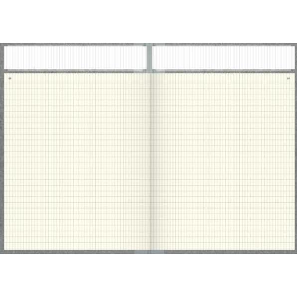 Thumbnail - König & Ebhardt, Formular, Geschäftsbuch A4 mit Kopfleiste rautiert 96 Blatt hellblau (96 x)