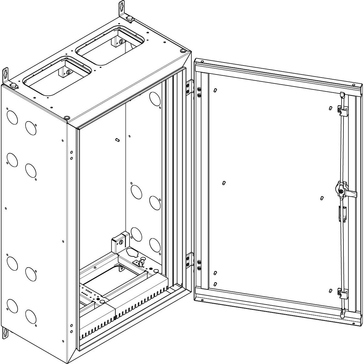 ABN NT26P, Serverschrank Zubehör, Weiss