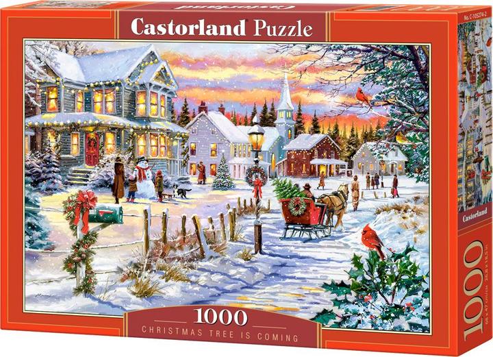 Castorland Puzzle 1000 pezzi L'albero di Natale sta arrivando (1000 pezzi)