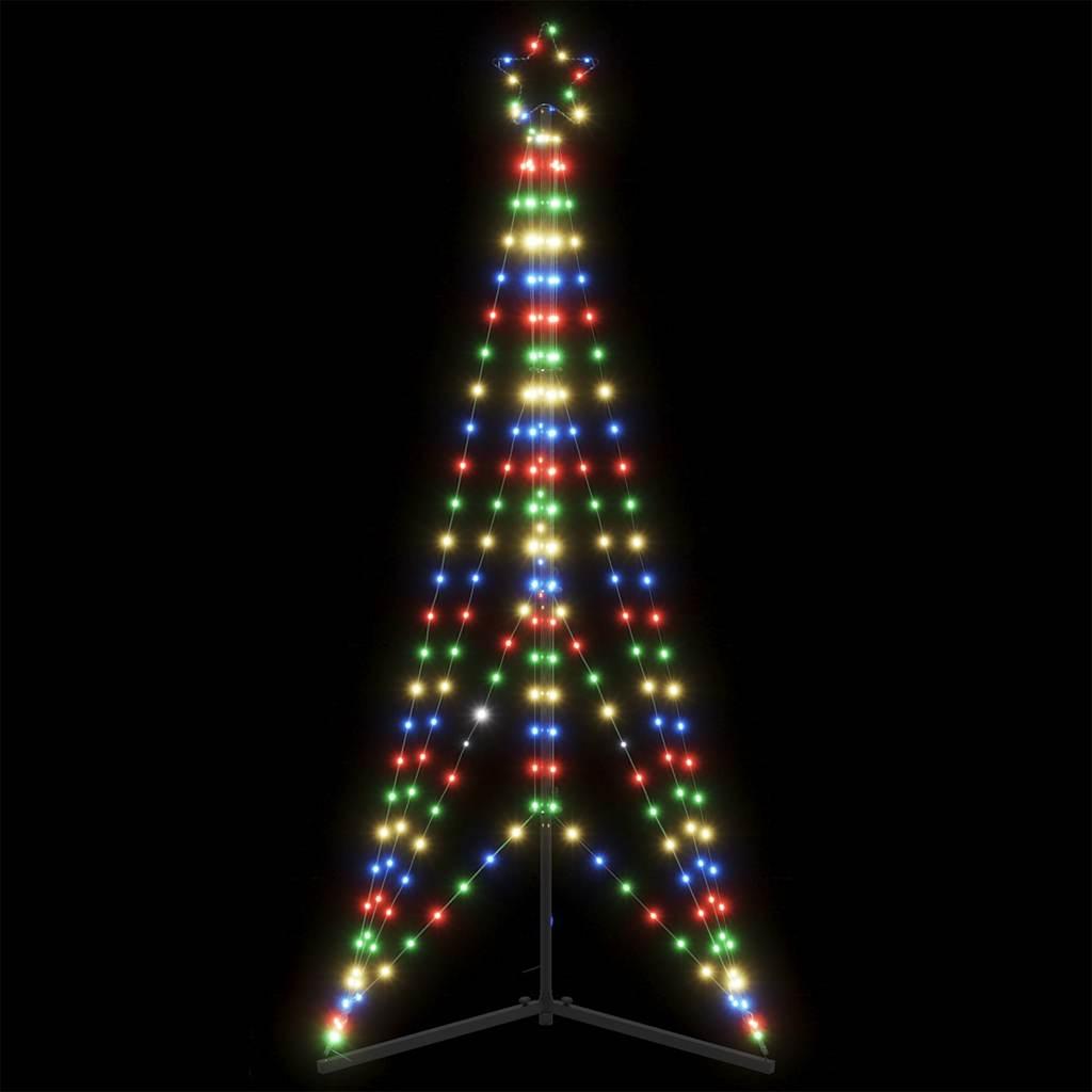 VidaXL, Weihnachtsbeleuchtung, Weihnachtsbaum-Beleuchtung 363 LEDs Mehrfarbig 182 cm