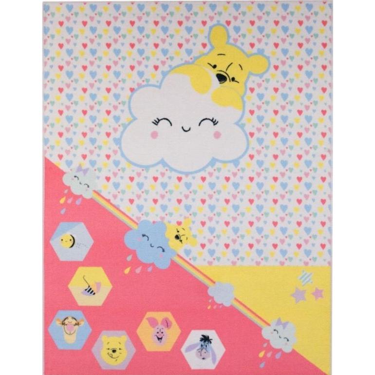 Associated Weavers, Tappeto per bambini, Peter Plys Love De Luxe gulvtaeppe til børn 95x125
