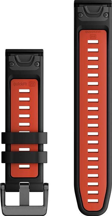 Image du produit Garmin Acc,epixPRO (g2),22mm QuickFit Blk (22 mm, Silicone)