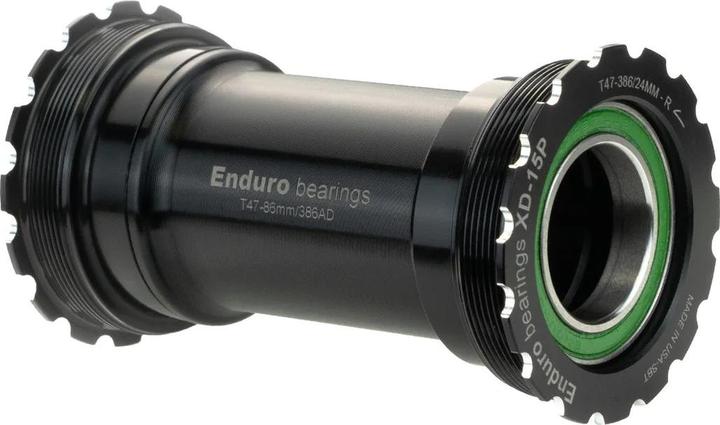 Actual product image Enduro Bearings XD-15 Pro Ceramic bottom bracket, T47, 24mm, Shimano, black (BKC-0796)
