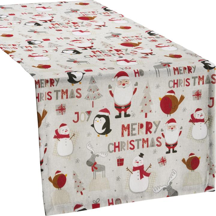 Actual product image Erwin Müller Merry Christmas" table runner (150 x 50 cm)
