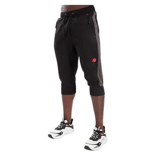 Gorilla Wear, Herren, Hosen, Thompson 3/4 Jogginghose - Schwarz, Schwarz, (L)