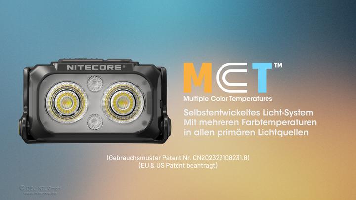 Produktbild Nitecore NU25 MCT-UL (400 lm)