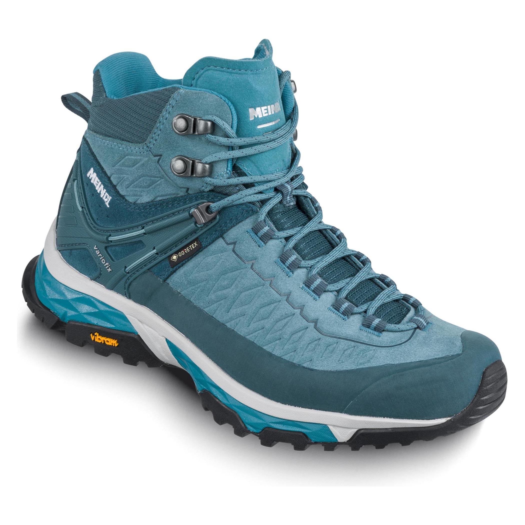 Meindl, Damen, Wanderschuhe, Top Trail Lady Mid Gtx (42), Türkis