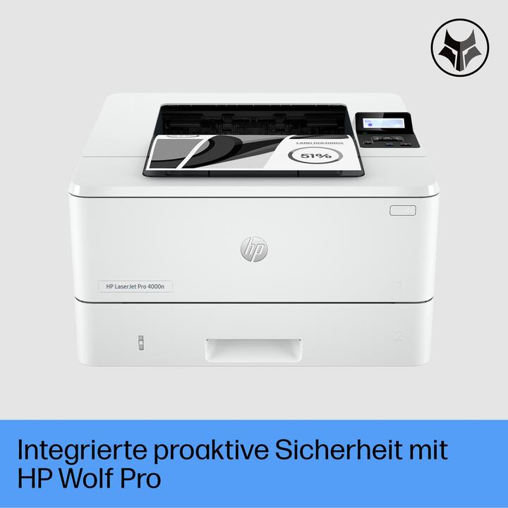 Actual product image HP LaserJet Pro 4002dn (Laser, Black and white)
