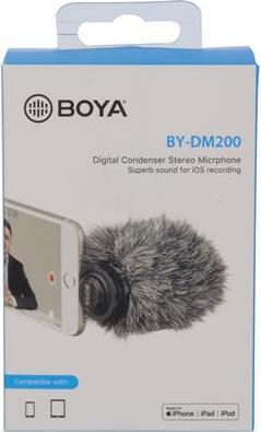 Actual product image Boya BY-DM200 stereo condenser microphone