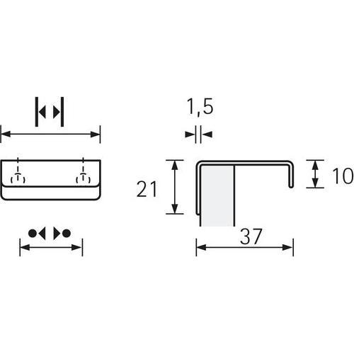 Thumbnail - Hettich, Möbelgriff, Möbelgriffe ProDecor Narni