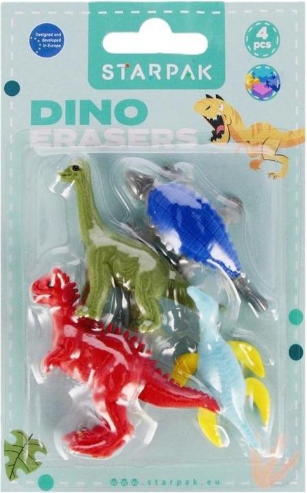 Starpak 3D puzzle eraser 4 pieces Dino