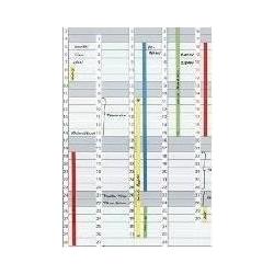 Thumbnail - Franken, Magnet, Datumsstreifen magnetisch (12 x)