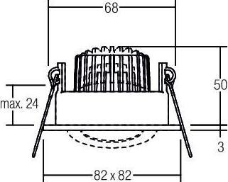 Produktbild Brumberg BRU 33355073 LED-Einbaustrahler (650 lm)