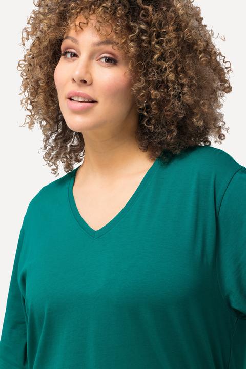 Produktbild Ulla Popken T-Shirt, V-Ausschnitt, Relaxed, Halbarm (46, 48)