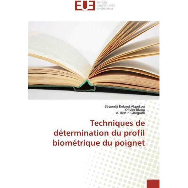 Techniques de détermination du profil biométrique du poignet, Fachbücher