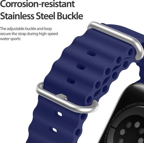 Produktbild Dux Ducis Strap Watch Strap 8 / 7 / 6 / 5 / 4 / 3 / 2 / SE (41 / 40 / 38mm) Silicone Band Bracelet N (38 mm, 40 mm, 41 mm, Silikon (liquid))