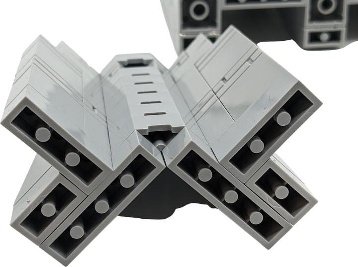 Image du produit LEGO MOC Mur médiéval et pièces d'angle Chevalier Château - gris - 136 pièces - nouveau (LEGO Accessoires)