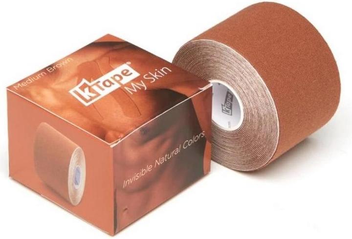 Actual product image K-Tape My Skin medium brown (5 m)