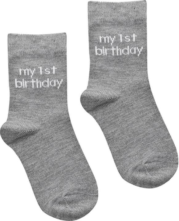 Actual product image Bambino by Juliana Bambino Socks My First Milestones 6-12 Months Pack of 5 Pairs (5-pack, One size)