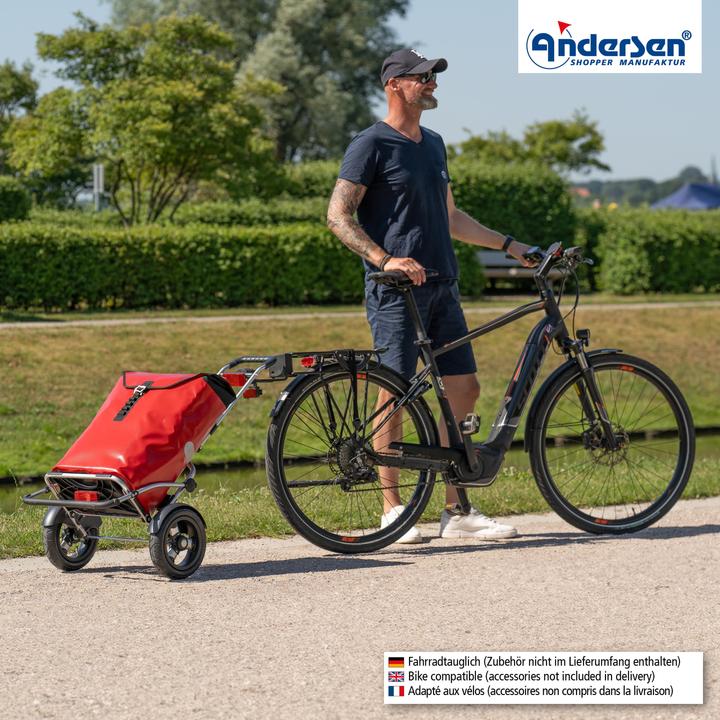 Produktbild Andersen Royal Shopper Plus Ortlieb Einkaufstrolley 65 cm mit Lufträdern