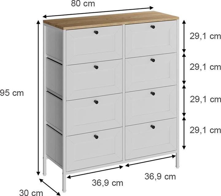Produktbild Vicco Belaro (30 x 30 x 95 cm)