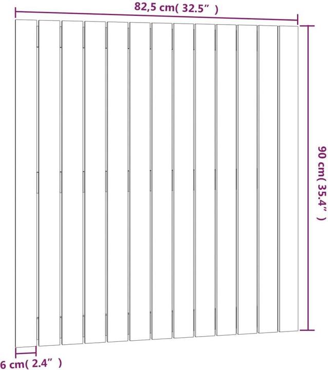 Produktbild vidaXL Chloé (82 x 5 x 90 cm)