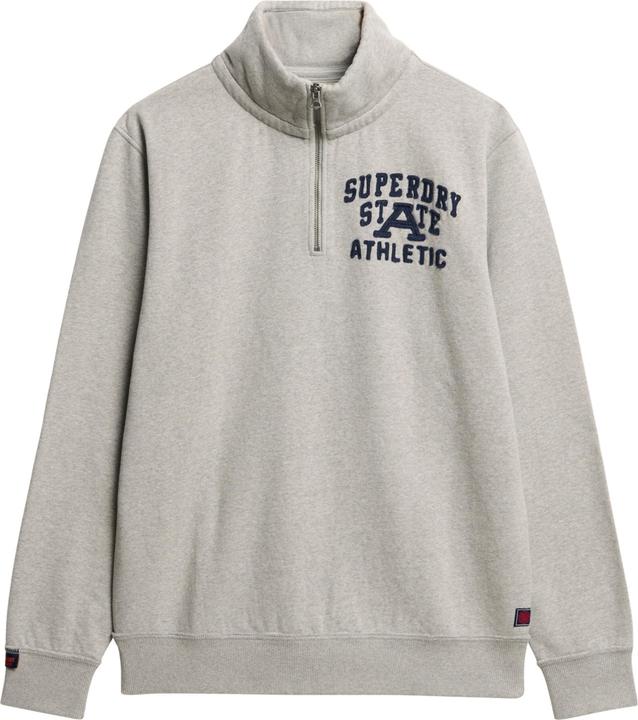 light grey marled vintage sweatshirt, vintage sweat hellgrau meliert