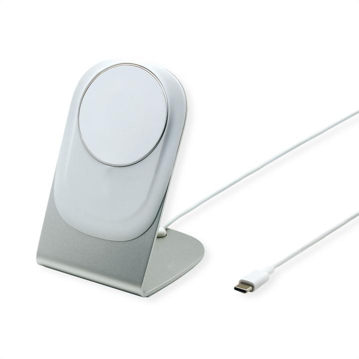 Produktbild Roline Magnet-Induktions-Ladegerät mit Standfuss für Mobilgeräte, 15W (15 W)