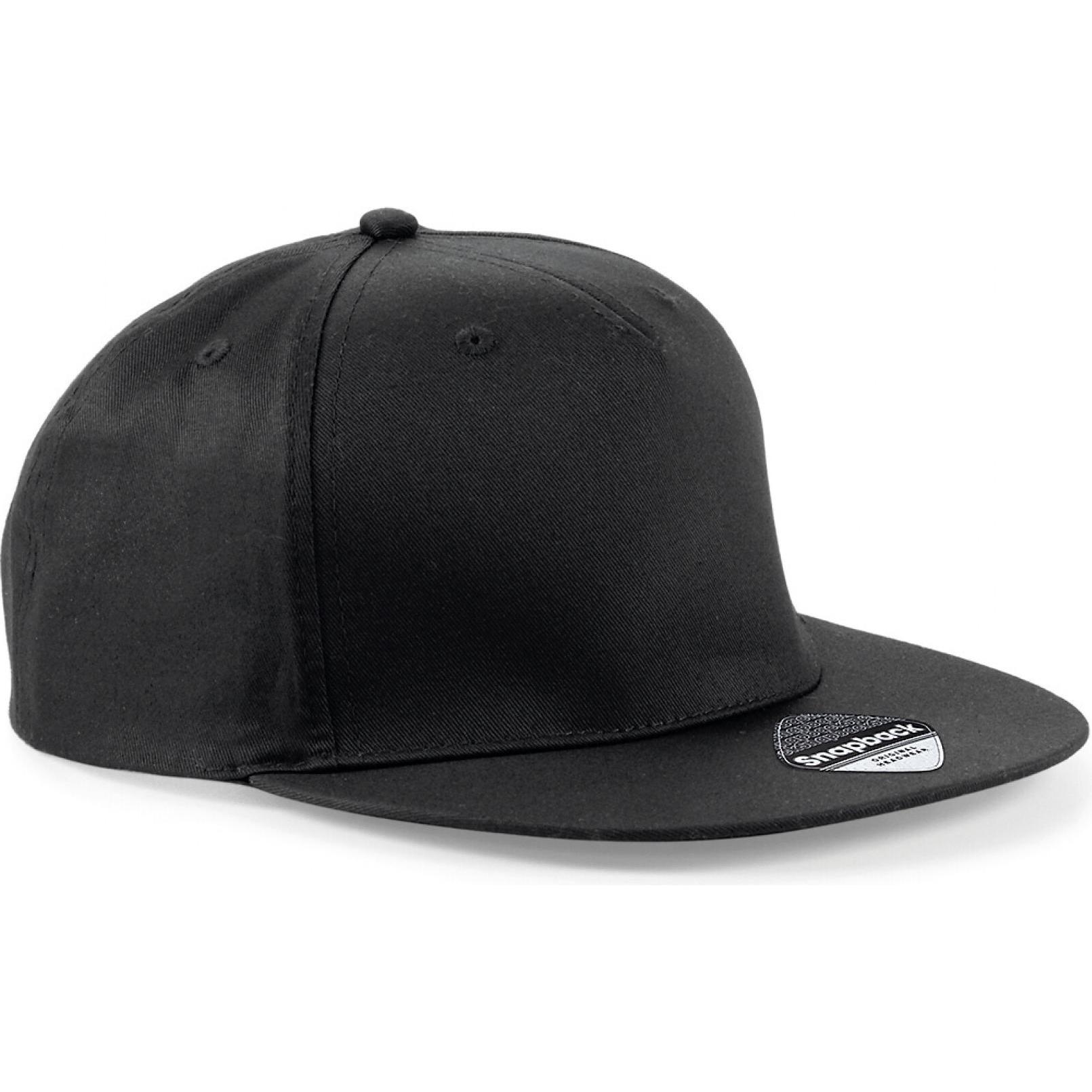 Beechfield, Cap, Rapper, Schwarz, (One Size)