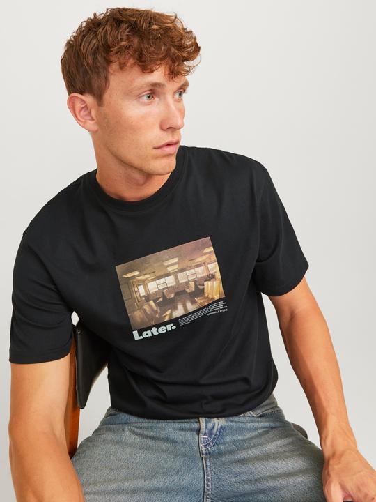 Image du produit Jack & Jones Impression photo col rond T-shirt T-shirt (S)